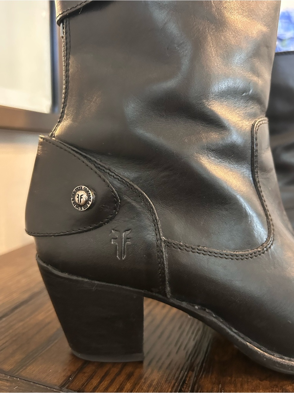 Frye Jackie Button Short ankle leather boots